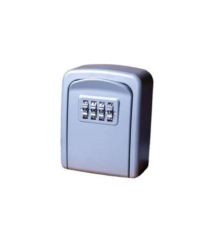 Key Lock Box Wall Mounted Aluminum Alloy Key Safe 4-digit Password Storage Box Encounter