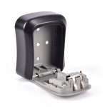 Key Lock Box Wall Mounted Aluminum Alloy Key Safe 4-digit Password Storage Box Encounter