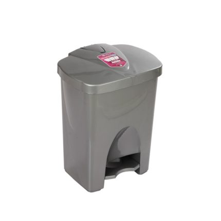 Smart Paddle Dust Bin - Silver