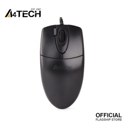 A4tech Wired Optical Mouse OP-620D - 2x Click Button - 1000 DPI - For PC/Laptop - Black