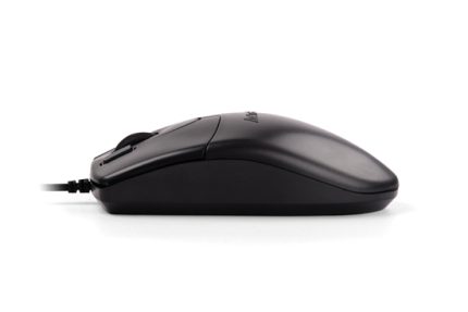 A4tech OP-620D Wired Optical Mouse - 2x Click Button - 1000 DPI - For PC/Laptop - Black