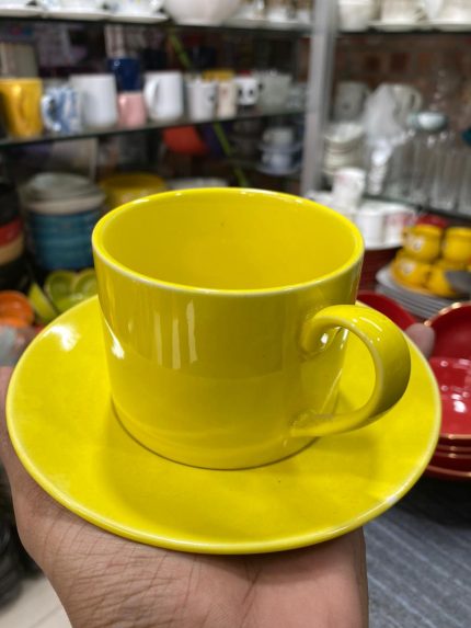 Yellow cup